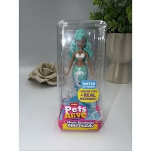 Magic Swimming Mermaids ZURU PETS ALIVE Water Activated Figure - Teal